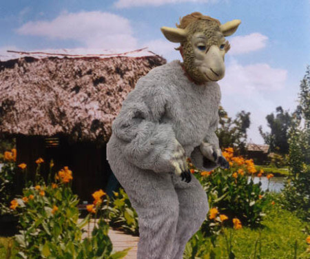 Ganzkörper- Kostüm Schaf