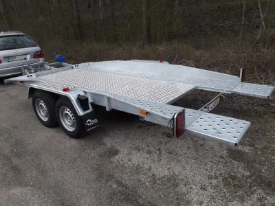 Auto Transport Anhänger Kippfunktion mit einer Nutzlast bis 2040kg