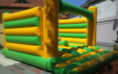 Hüpfburg "Open Bouncer Gelb/Grün"