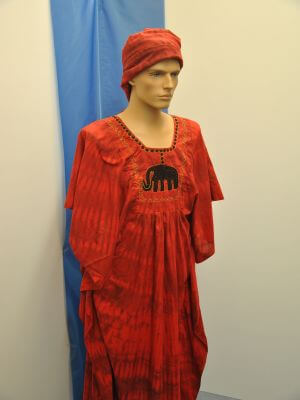 Afrikaner Kostüm (Rot)