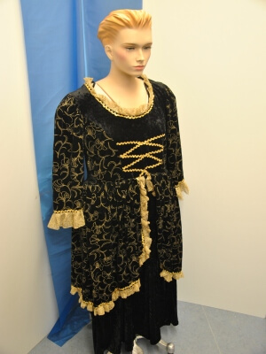 Biedermeier Rococo Feine Dame Kostüm