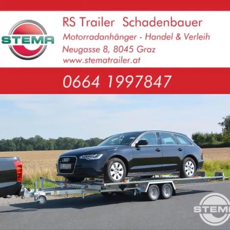 Fahrzeugtransportanhänger Verleih Stema ATH 4.90