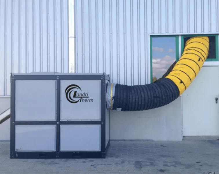 Pellets Warmluft Ofen von Londri Therm