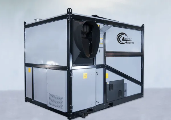 Pellets Warmluft Ofen von Londri Therm