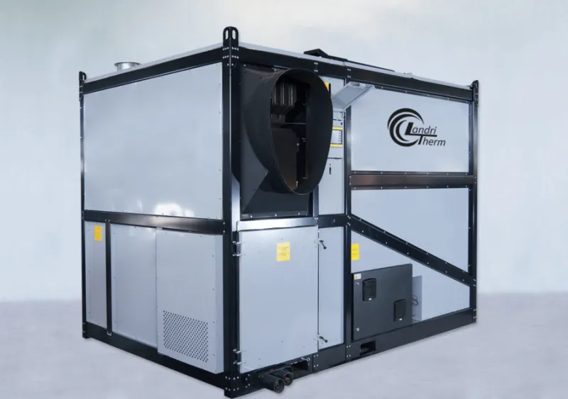 Pellets Warmluft Ofen von Londri Therm