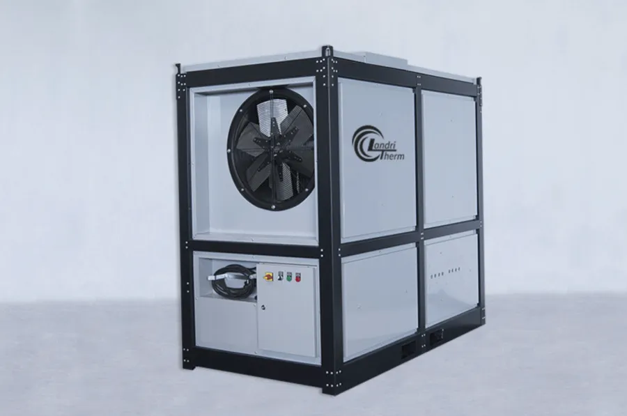 Pellets Warmluft Ofen von Londri Therm