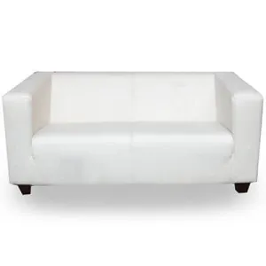 Kubussofa / 2-er Sofa Vermietung (weiß)