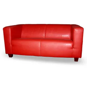 Kubussofa / 3-er Sofa Verleih  (rot)