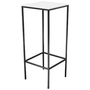 Stehtisch Vermietung -  eckig Corian Dekor