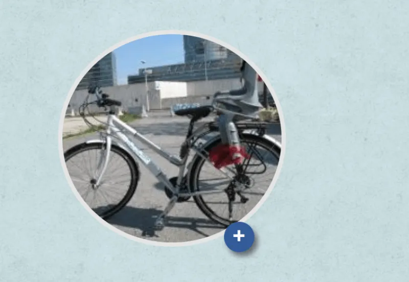 FAHRRAD VERLEIH / FAHRRAD AUSBORGEN / Trekkingrad mit Kindersitz