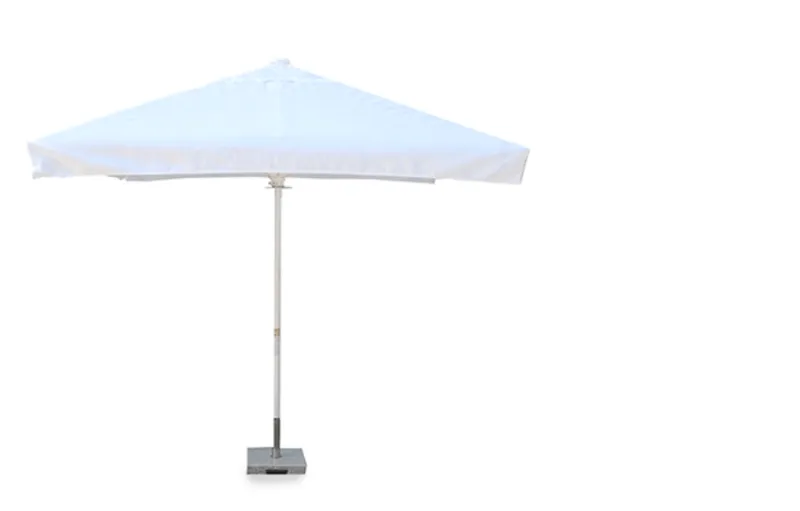 Sonnenschirm Verleih -  weiß
