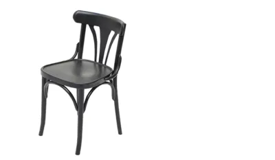 Kaffeehaussessel (schwarz) / Sessel Vermietung