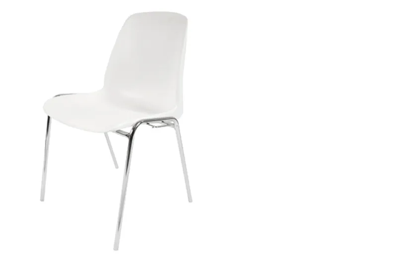 Schalensessel (weiss) / Sessel Verleih