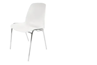 Schalensessel (weiss) / Sessel Verleih