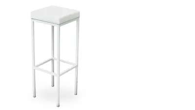Barhocker Verleih (eckig / weiss)
