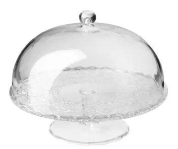 Platte auf Fuss - (Glas)