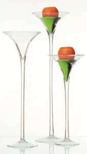 Martini Glasvase / Dekoverleih