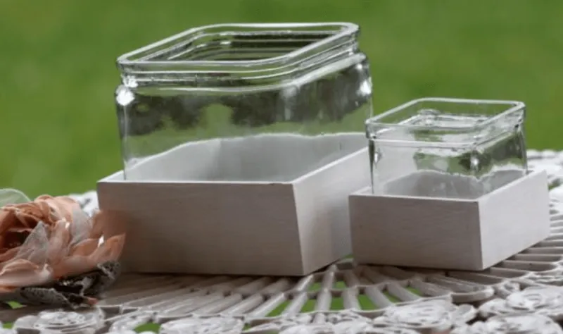 Quader-Holz Set / Dekoverleih