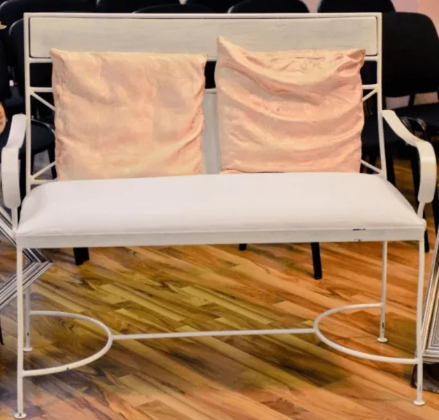 Bank weiß / Dekoverleih