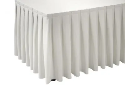 Tischdecke - (Glatte Skirting) / Deko Vermietung