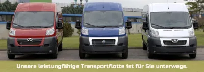 Transporterverleih mit Fahrer / Lastentaxi Wien