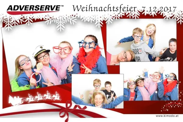 Kimodo - Die Fotobox Das Weihnachts Special für den ganzen Abend ohne Stundenlimit inklusive Sofortdruck300*