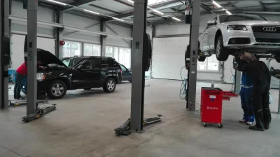 Stellplatz Werkstatt ohne Werkzeug