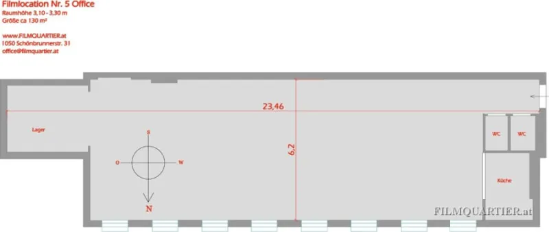 Office, 130 m² Großraumbüro