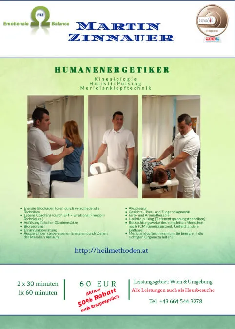 Diplomierter humanenergetiker für Emotionale balance