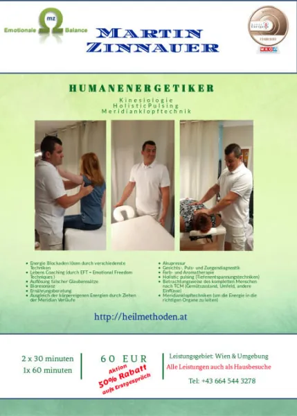 Diplomierter humanenergetiker für Emotionale balance