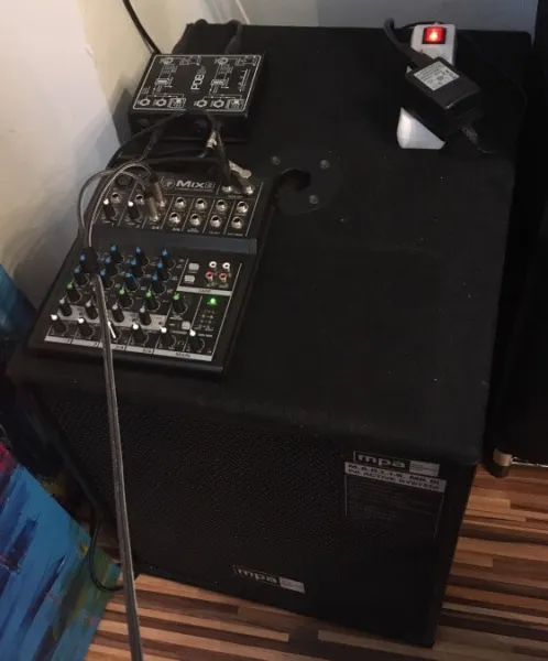 Mobile Musik / PA-Anlage für Feiern, Hochzeiten oder Veranstaltungen