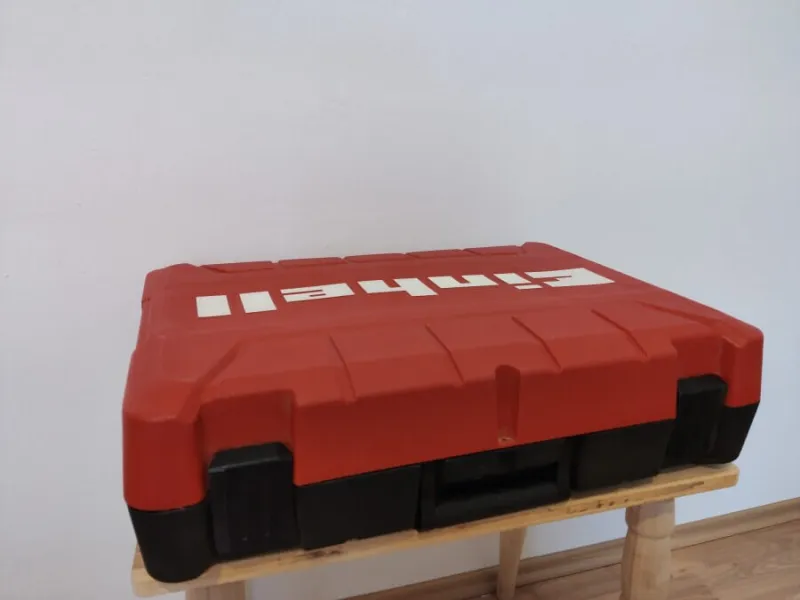 Einhell Akku Werkzeuge im Koffer - Bohrmaschine / Multifunktionswerkzeug / Winkelschleifer (Flex) inklusive Akku und Ladestation