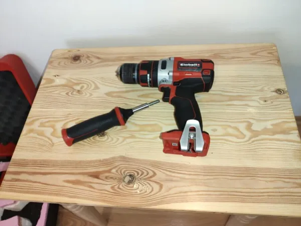 Einhell Akku Werkzeuge im Koffer - Bohrmaschine / Multifunktionswerkzeug / Winkelschleifer (Flex) inklusive Akku und Ladestation