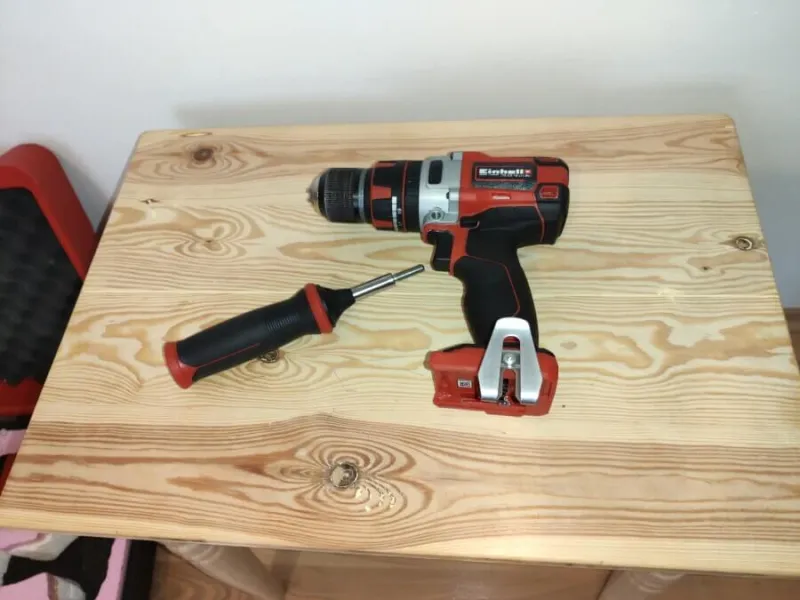Einhell Akku Werkzeuge im Koffer - Bohrmaschine / Multifunktionswerkzeug / Winkelschleifer (Flex) inklusive Akku und Ladestation