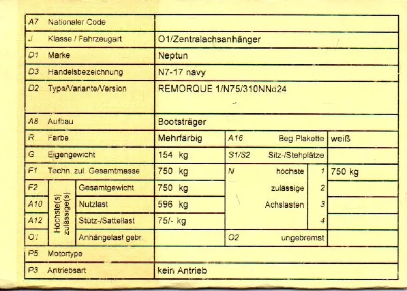 Bootsanhänger - Boot noch nicht im Wasser?