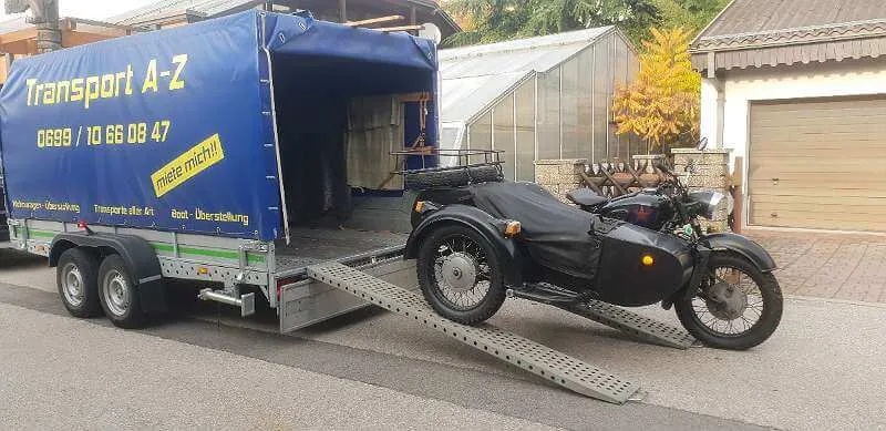 Motorrad - Traik - Spyder - Quad Überstellung