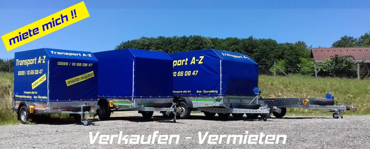 Anhänger Vermietung / Verkauf