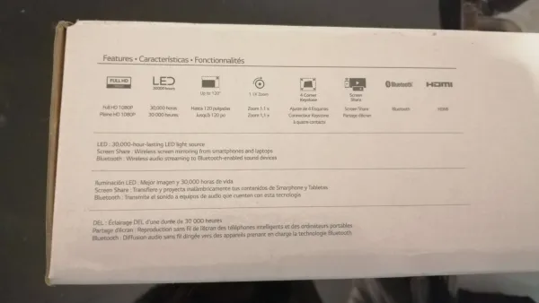 Verleihe bzw. vermiete Beamer LG PF 1500G
