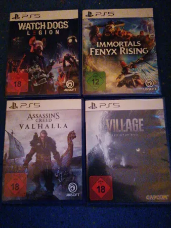 Ps5 inkl. 4 Spiele