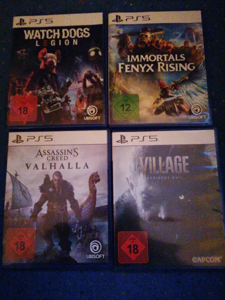 Ps5 inkl. 4 Spiele