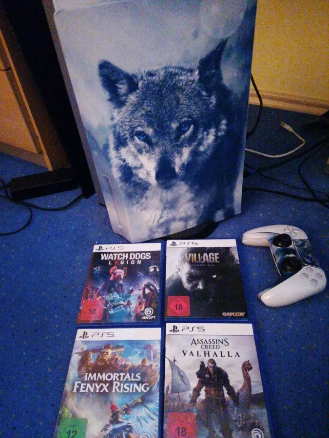 Ps5 inkl. 4 Spiele