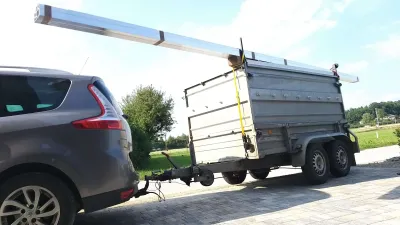 Pongratz Anhänger mit hohen Bordwänden & Abdeckplane