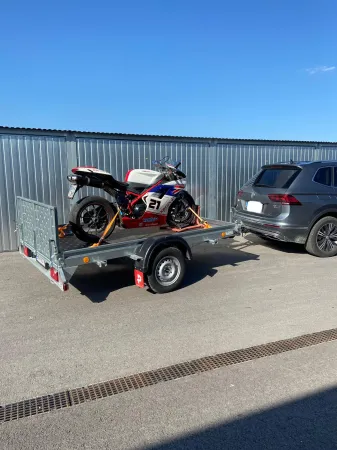 Transportanhänger ungebremst bis 750 kg **Pongratz L-PAT 300/16 U-K** zu mieten € 35, - pro Tag