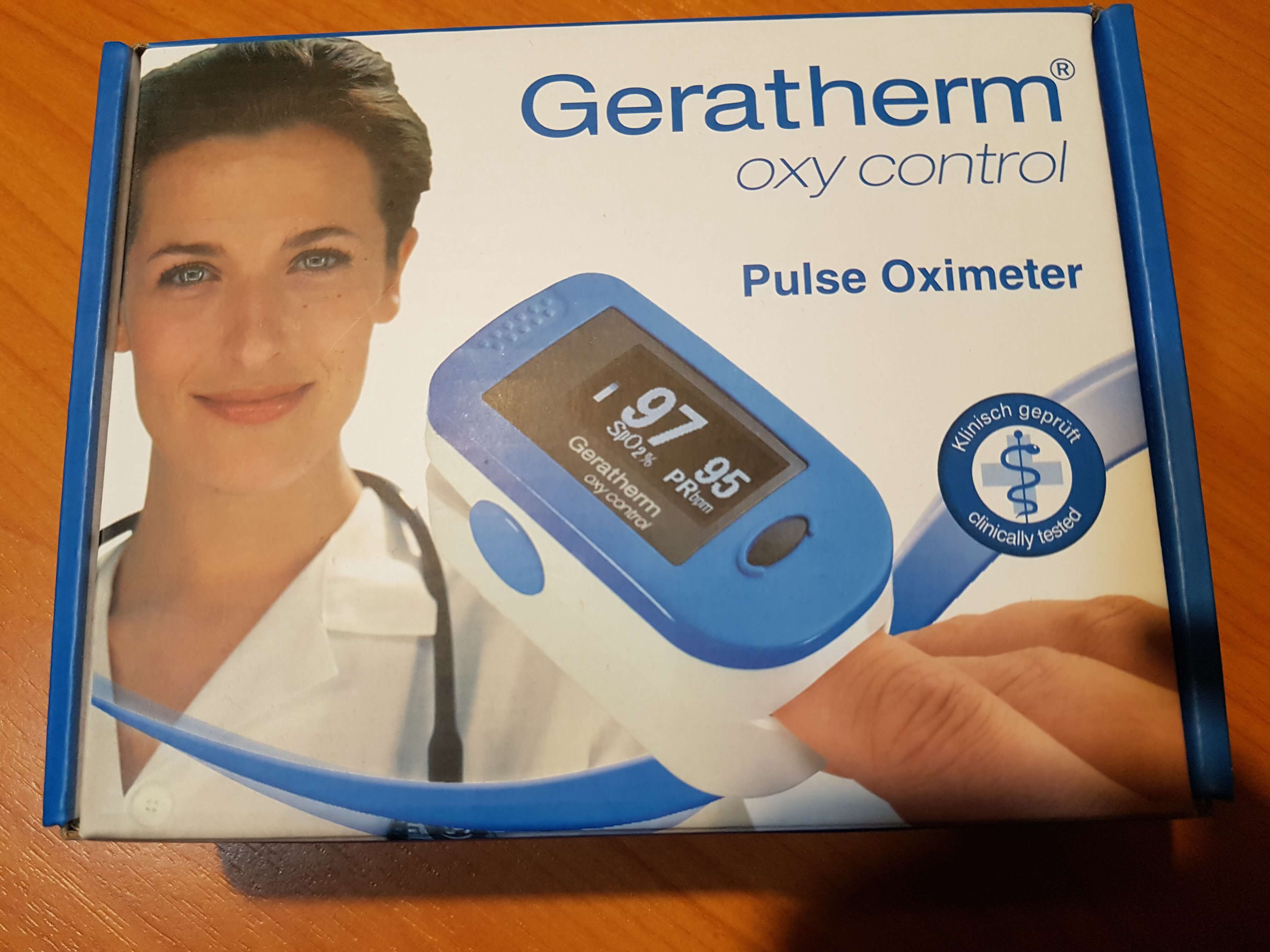 Pulse Oximeter Geratherm Blutsauerstoffmessgerät