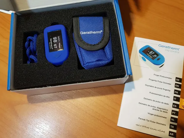 Pulse Oximeter Geratherm Blutsauerstoffmessgerät