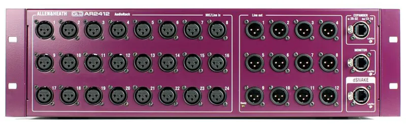 Allen & Heath AR2412 Digital Stage Box incl 100m CAT Kabel