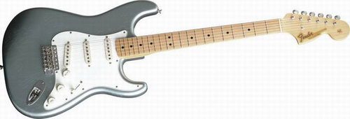 Fender Stratocaster 1966 Custom Shop Firemist Silver E Gitarre
