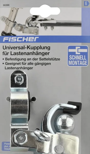 fahrrad-anhänger mit klappbox / fischer