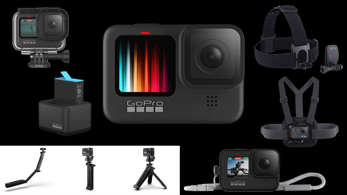 GoPro Hero 9 Black mit Zubehör