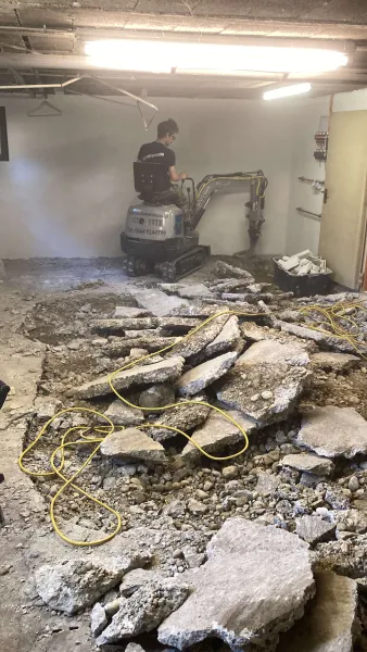 Minibagger, 800kg, 74 cm Breit, passt durch jede Türe